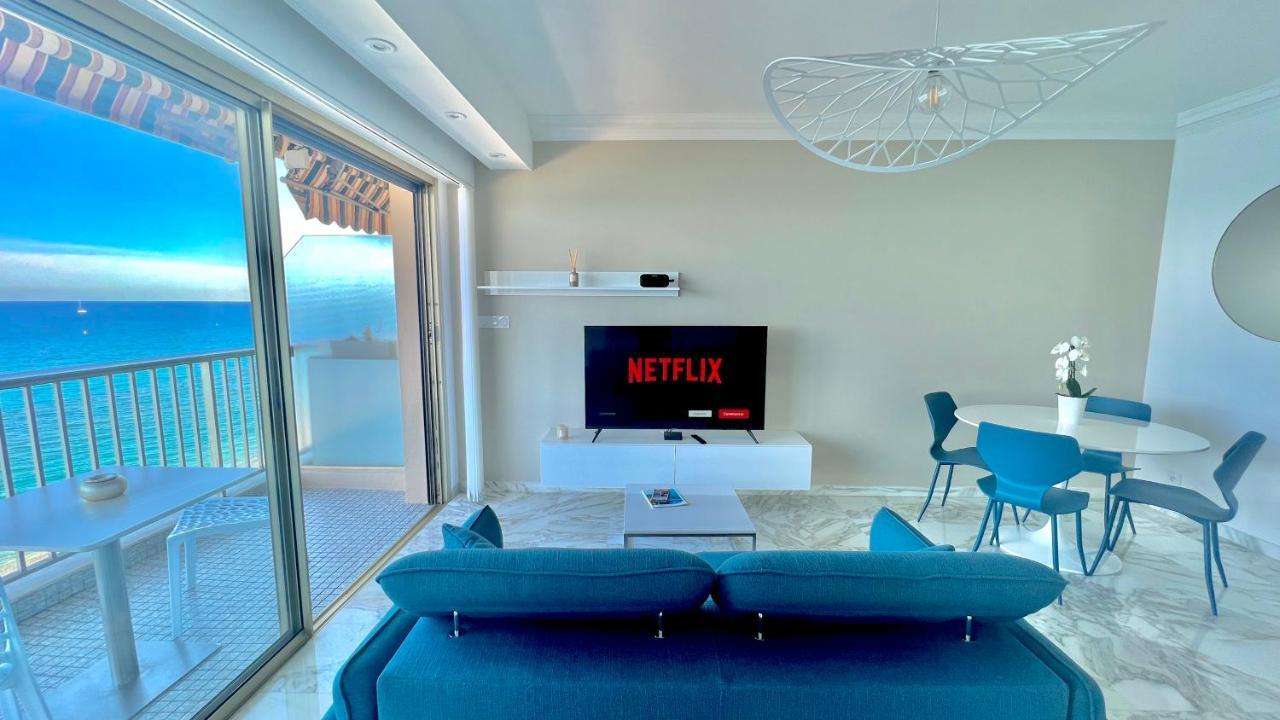 Seaviews By Jenni Menton, La Suite, Superbe Front De Mer, Top Emplacement Avec Terrasse Et Parking! Bagian luar foto